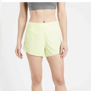 Athleta Yellow Run With It 3.5" Short, exc cond
